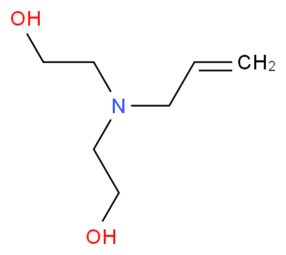 2-[(2-hydroxyethyl)(prop-2-en-1-yl)amino]ethan-1-ol_分子结构_CAS_2424-05-7