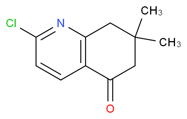 2-chloro-7,7-dimethyl-7,8-dihydroquinolin-5(6H)-one_分子结构_CAS_135219-84-0)