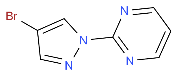 2-(4-Bromo-1H-pyrazol-1-yl)pyrimidine_分子结构_CAS_857641-46-4)