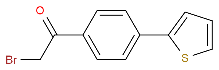 4-(Thien-2-yl)phenacyl bromide 97%_分子结构_CAS_128746-80-5)