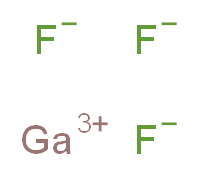 gallium(3+) ion trifluoride_分子结构_CAS_7783-51-9