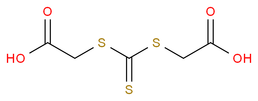 Bis(carboxymethyl)trithiocarbonate_分子结构_CAS_6326-83-6)
