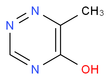 6-methyl-1,2,4-triazin-5-ol_分子结构_CAS_16120-00-6