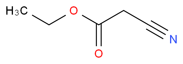 Ethyl cyanoacetate_分子结构_CAS_105-56-6)