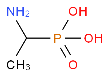 1-氨基乙基膦酸_分子结构_CAS_6323-97-3)