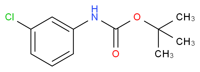 TERT-BUTYL 3-CHLOROPHENYLCARBAMATE_分子结构_CAS_5330-63-2)
