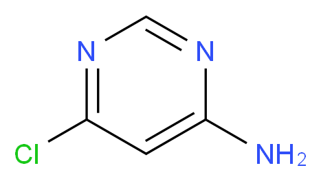 6-Chloro-pyrimidin-4-ylamine_分子结构_CAS_)
