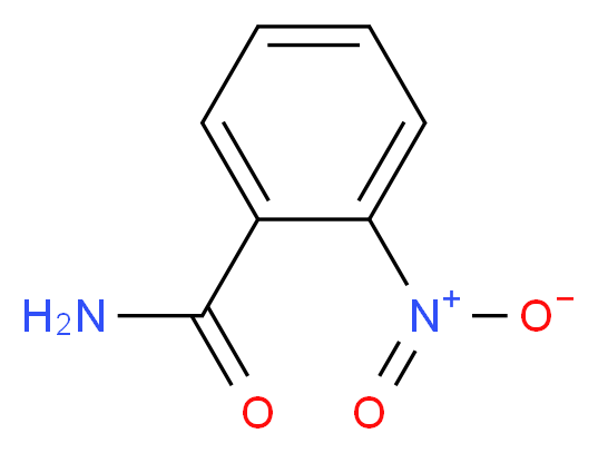 2-硝基苯甲酰胺_分子结构_CAS_610-15-1)