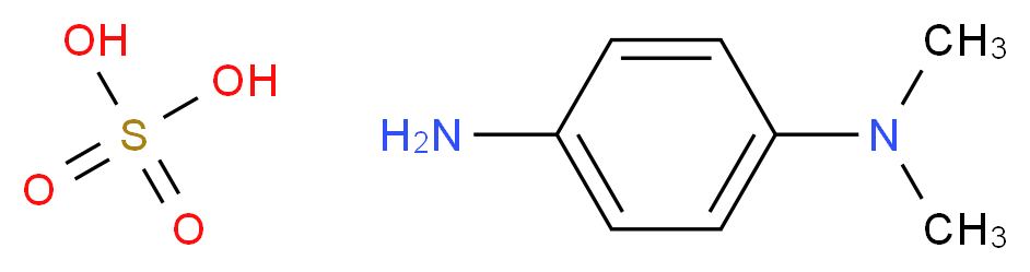 4-Amino-N,N-dimethylaniline sulphate_分子结构_CAS_6219-73-4)