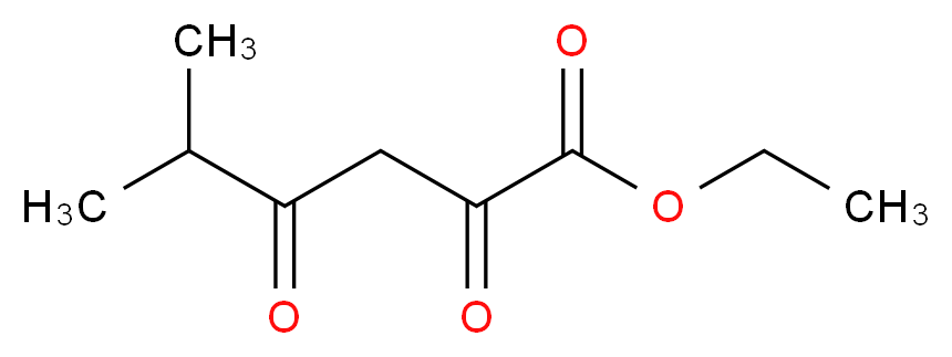 ethyl 5-methyl-2,4-dioxohexanoate_分子结构_CAS_)
