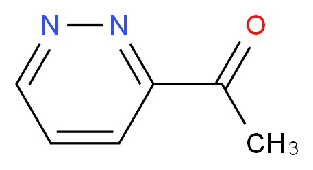 1-Pyridazin-3-ylethanone_分子结构_CAS_1122-63-0)