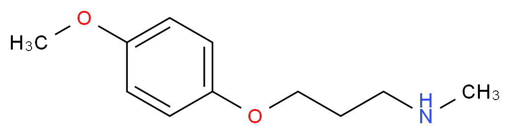 [3-(4-methoxyphenoxy)propyl](methyl)amine_分子结构_CAS_303104-76-9