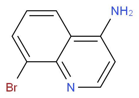 8-bromoquinolin-4-amine_分子结构_CAS_65340-75-2