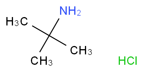 2-methylpropan-2-amine hydrochloride_分子结构_CAS_10017-37-5