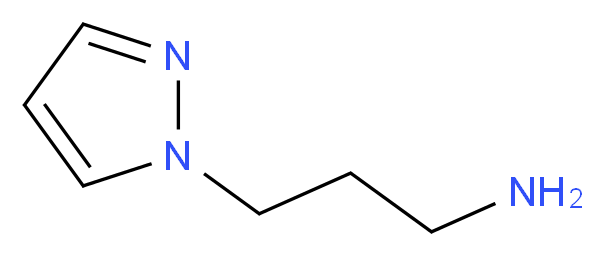 3-(1H-pyrazol-1-yl)-1-propanamine_分子结构_CAS_)