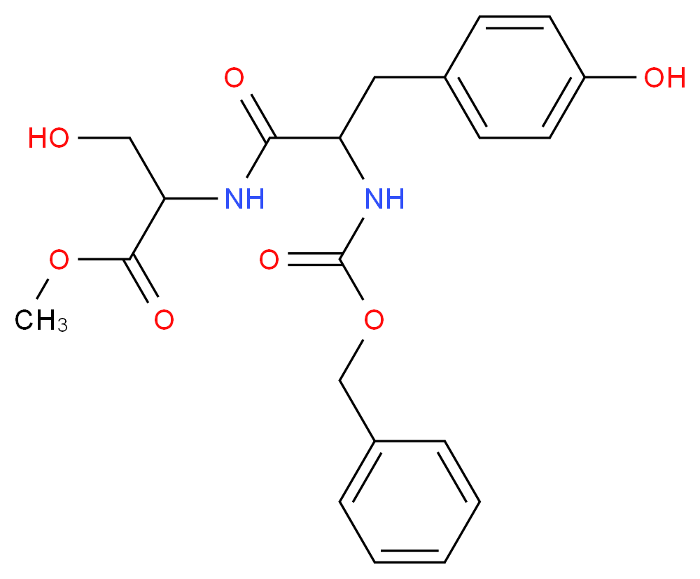 Z-Tyr-Ser methyl ester_分子结构_CAS_15364-45-1)