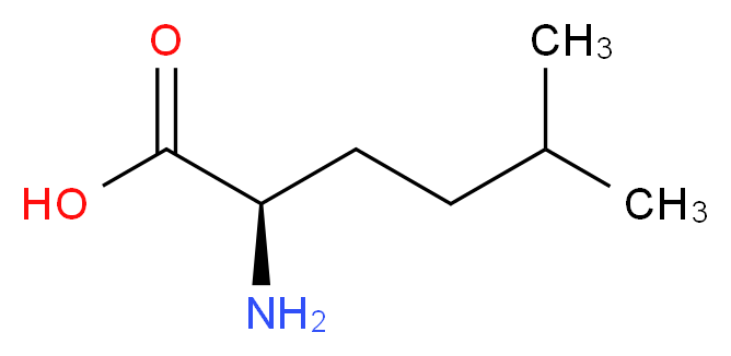 (R)-2-AMino-5-Methylhexanoic acid_分子结构_CAS_138751-02-7)