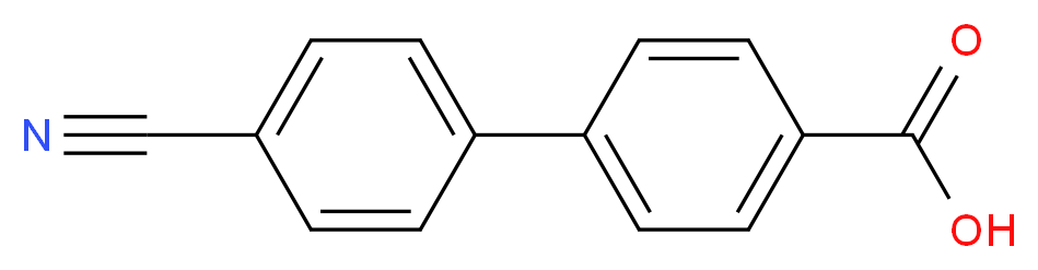 4-(4-cyanophenyl)benzoic acid_分子结构_CAS_5728-46-1