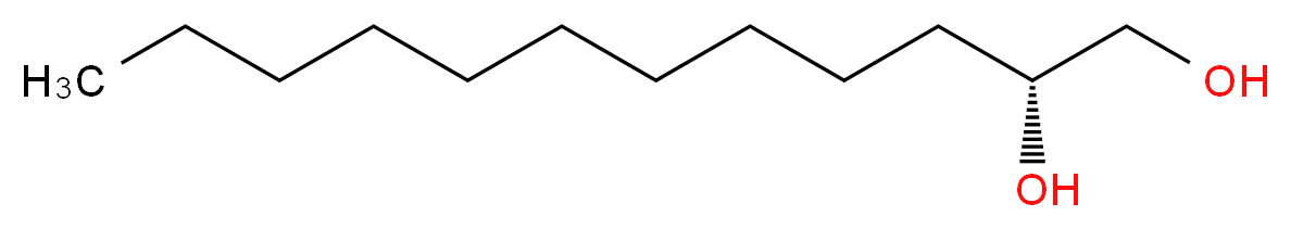 (R)-(+)-1,2-十二烷二醇_分子结构_CAS_85514-84-7)