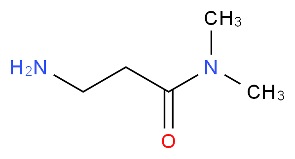 3-amino-N,N-dimethylpropanamide_分子结构_CAS_1857-18-7