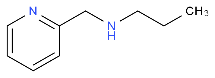 N-(2-pyridinylmethyl)-1-propanamine_分子结构_CAS_51639-59-9)