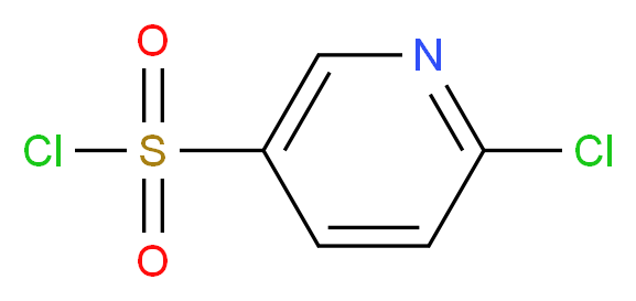 2-Chloro-5-pyridinesulfonyl chloride_分子结构_CAS_6684-39-5)