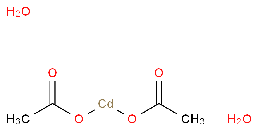 乙酸镉 二水合物_分子结构_CAS_5743-04-4)