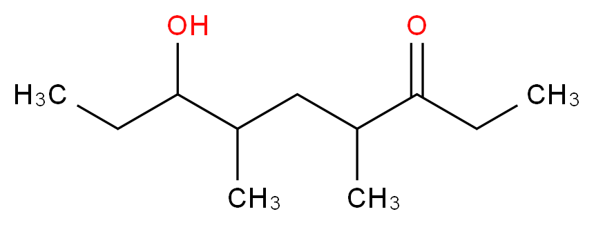 7-hydroxy-4,6-dimethylnonan-3-one_分子结构_CAS_72522-40-8