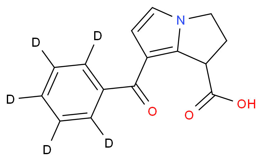 rac Ketorolac 7-Benzoyl Isomer-d5_分子结构_CAS_)