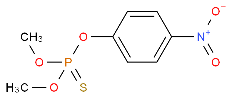 甲基对硫磷_分子结构_CAS_298-00-0)