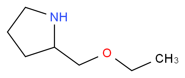 2-(ethoxymethyl)pyrrolidine_分子结构_CAS_883538-81-6