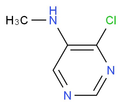 4-chloro-N-methylpyrimidin-5-amine_分子结构_CAS_933686-36-3