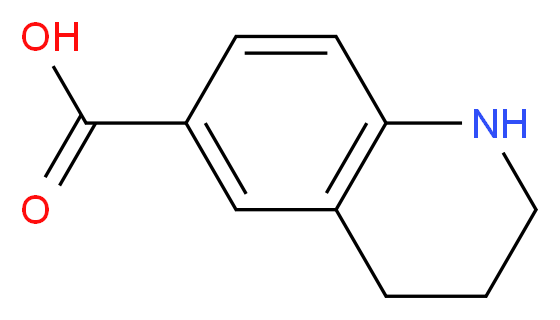 1,2,3,4-Tetrahydroquinoline-6-carboxylic acid_分子结构_CAS_5382-49-0)