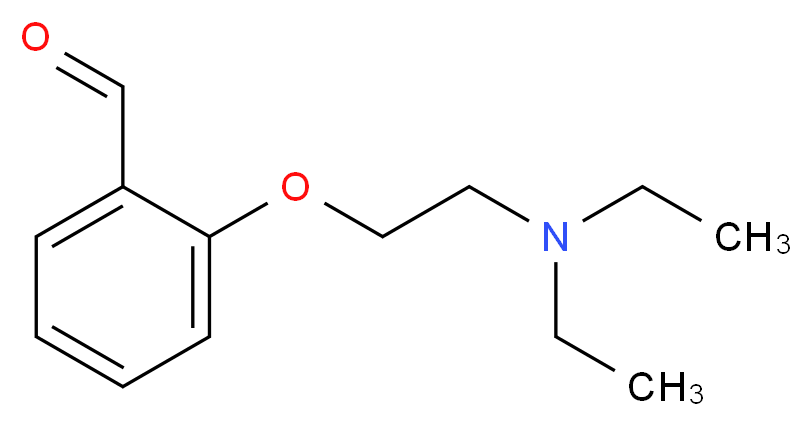 2-[2-(diethylamino)ethoxy]benzaldehyde_分子结构_CAS_14573-92-3