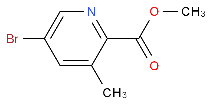 Methyl 5-bromo-3-methylpicolinate_分子结构_CAS_213771-32-5)