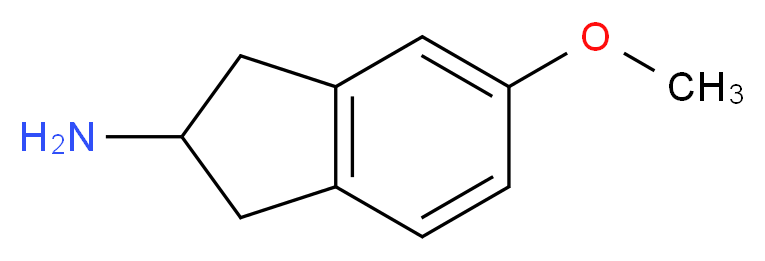 5-methoxy-2,3-dihydro-1H-inden-2-amine_分子结构_CAS_73305-09-6