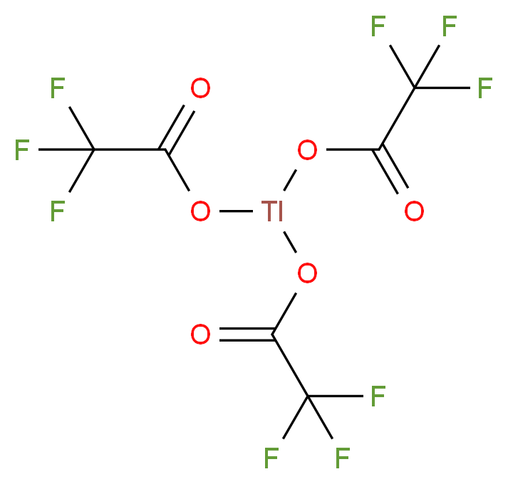 bis[(trifluoroacetyl)oxy]thallanyl 2,2,2-trifluoroacetate_分子结构_CAS_23586-53-0