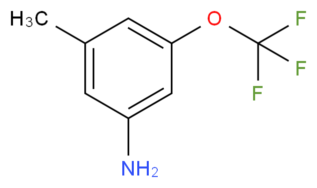 3-甲基-5-(三氟甲氧基)苯胺,JRD_分子结构_CAS_86256-63-5)