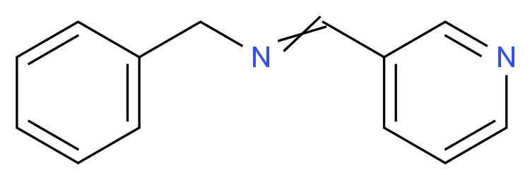 benzyl(pyridin-3-ylmethylidene)amine_分子结构_CAS_71718-88-2