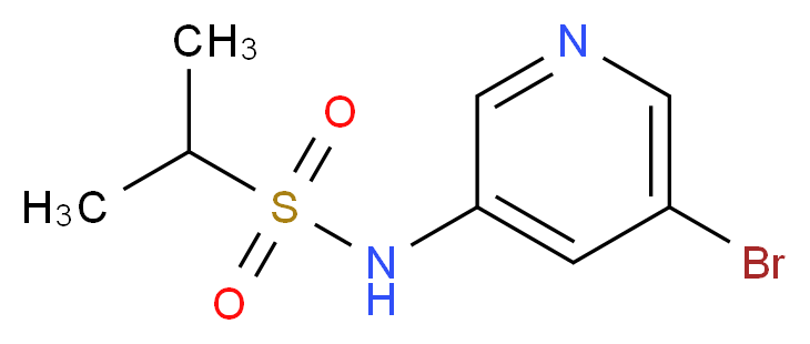 N-(5-BroMopyridin-3-yl)propane-2-sulfonaMide_分子结构_CAS_1093819-33-0)