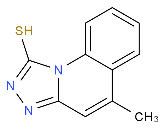 5-Methyl[1,2,4]triazolo[4,3-a]quinoline-1-thiol_分子结构_CAS_35359-27-4)