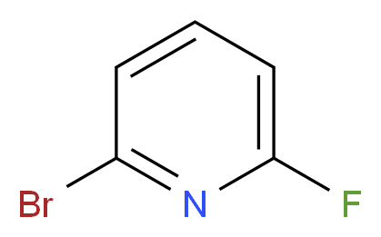 2-Bromo-6-fluoropyridine_分子结构_CAS_10019-16-6)