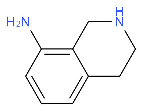 1,2,3,4-tetrahydroisoquinolin-8-amine_分子结构_CAS_924633-49-8