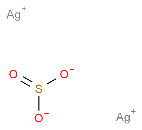 disilver(1+) ion sulfite_分子结构_CAS_13465-98-0