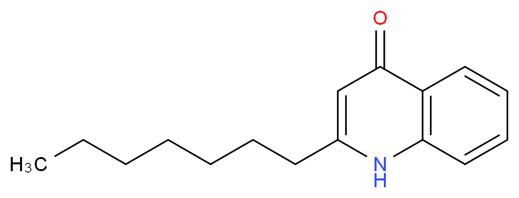 2-heptyl-1,4-dihydroquinolin-4-one_分子结构_CAS_40522-46-1