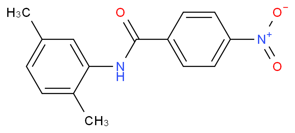 N-(2,5-Dimethylphenyl)-4-nitrobenzamide_分子结构_CAS_109963-42-0)