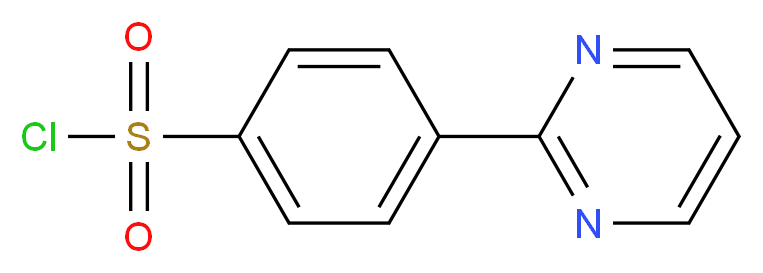 4-(pyrimidin-2-yl)benzene-1-sulfonyl chloride_分子结构_CAS_912569-53-0