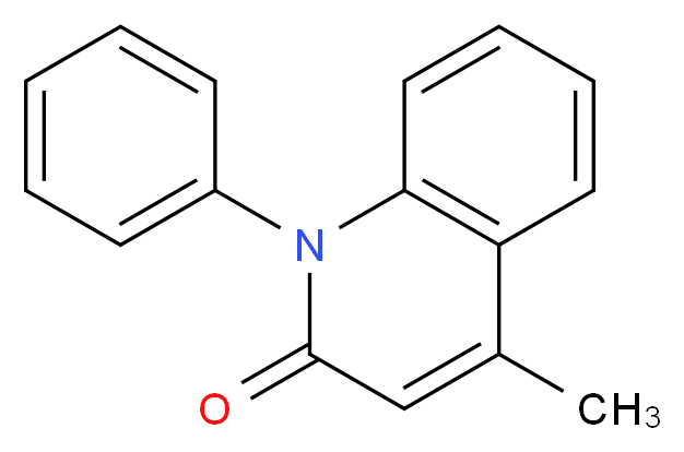 4-methyl-1-phenyl-1,2-dihydroquinolin-2-one_分子结构_CAS_2540-30-9