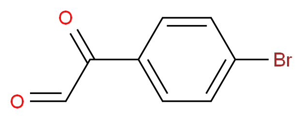 2-(4-bromophenyl)-2-oxoacetaldehyde_分子结构_CAS_5195-29-9