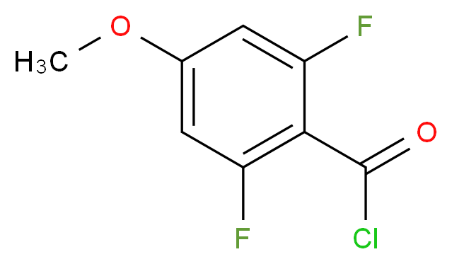 2,6-Difluoro-4-methoxybenzoyl chloride_分子结构_CAS_)